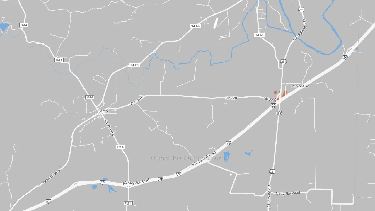 Bike Grade map of 76472, TX