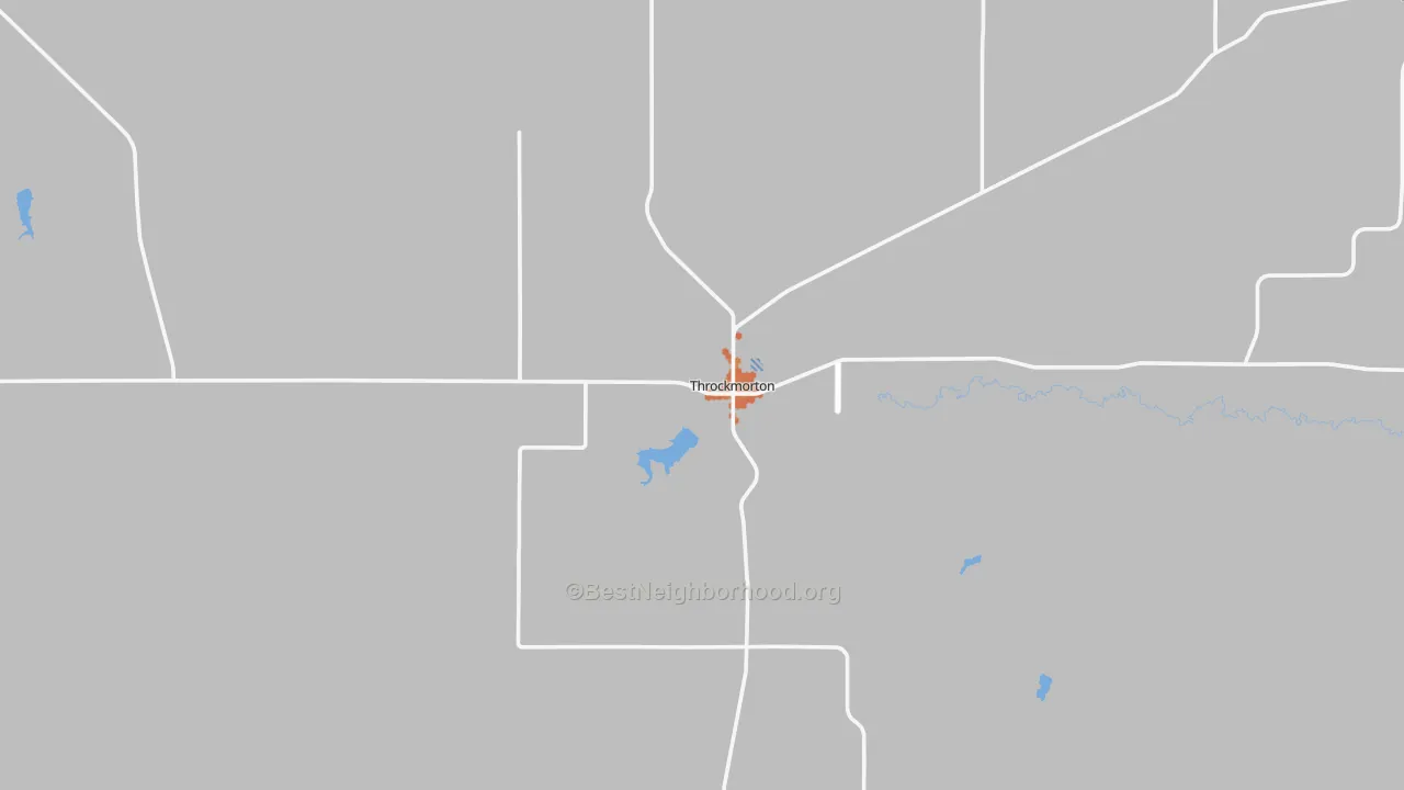 Bike Grade map of 76483, TX