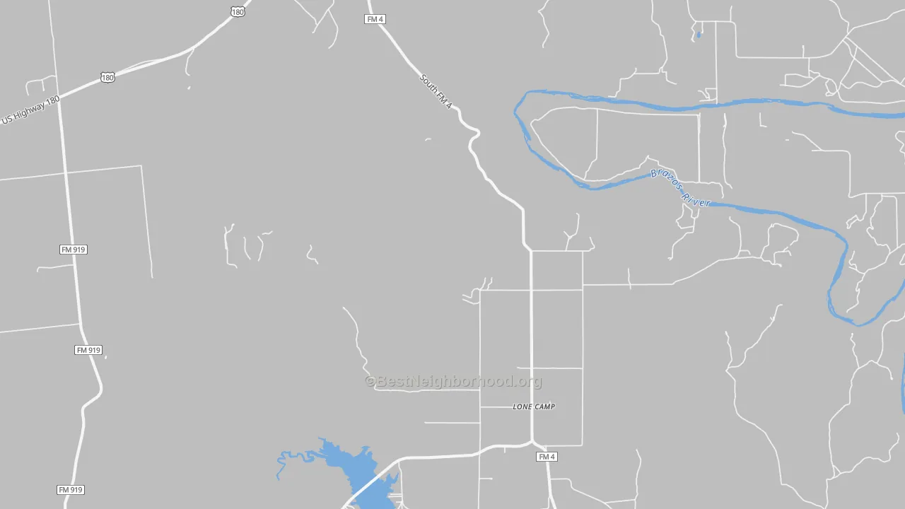Bike Grade map of 76484, TX
