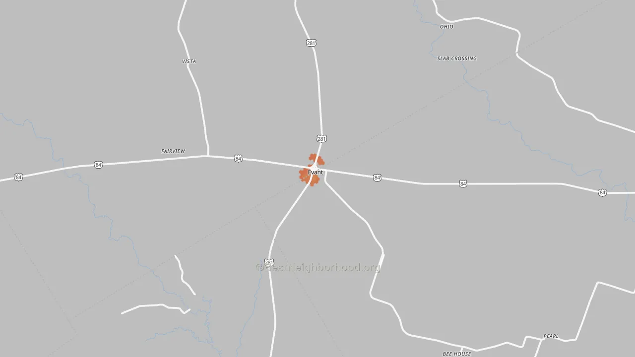 Bike Grade map of 76525, TX
