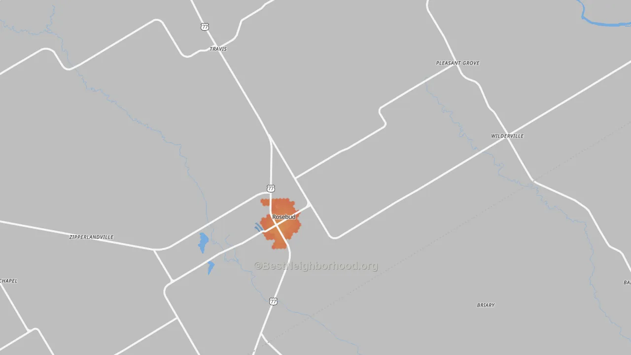 Bike Grade map of 76570, TX