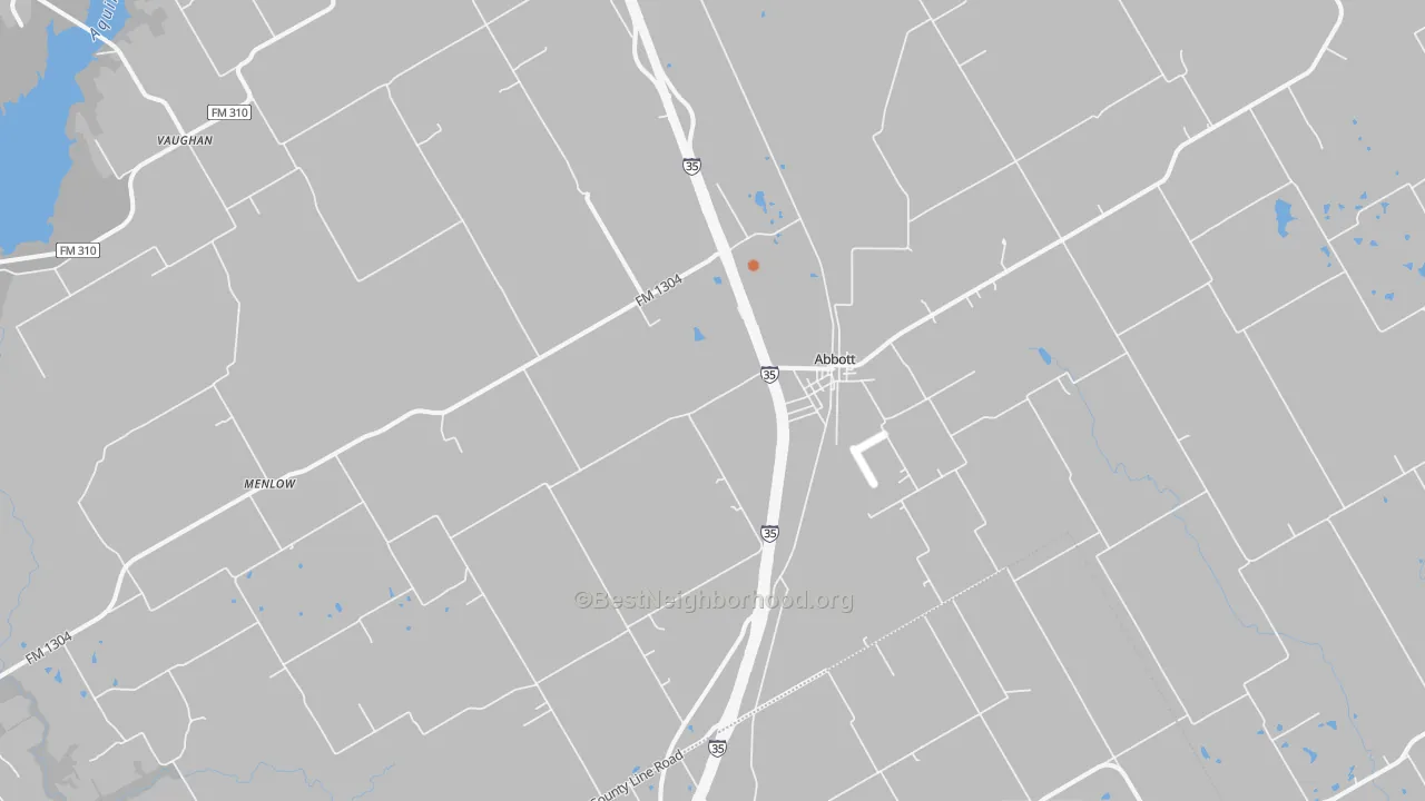 Bike Grade map of 76621, TX