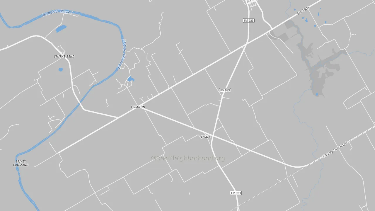 Bike Grade map of 76622, TX