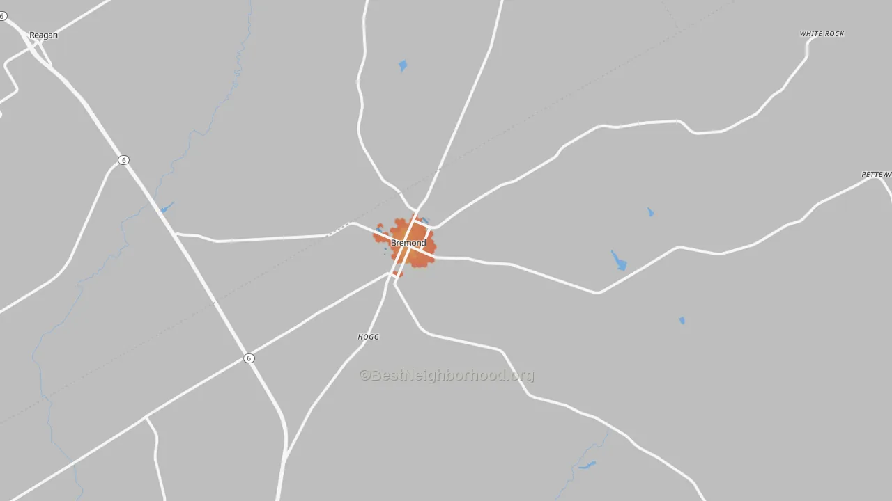 Bike Grade map of 76629, TX
