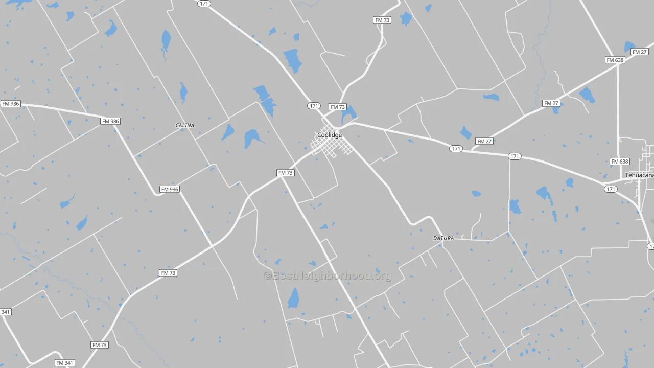 Bike Grade map of 76635, TX