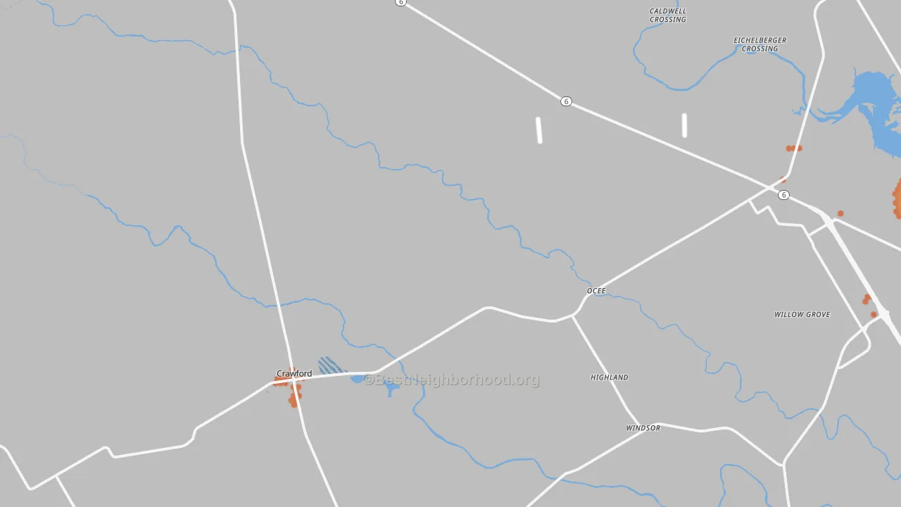 Bike Grade map of 76638, TX