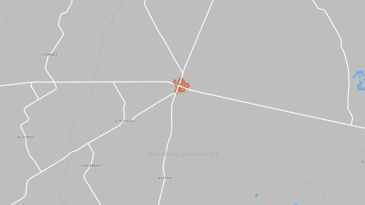 Bike Grade map of 76653, TX