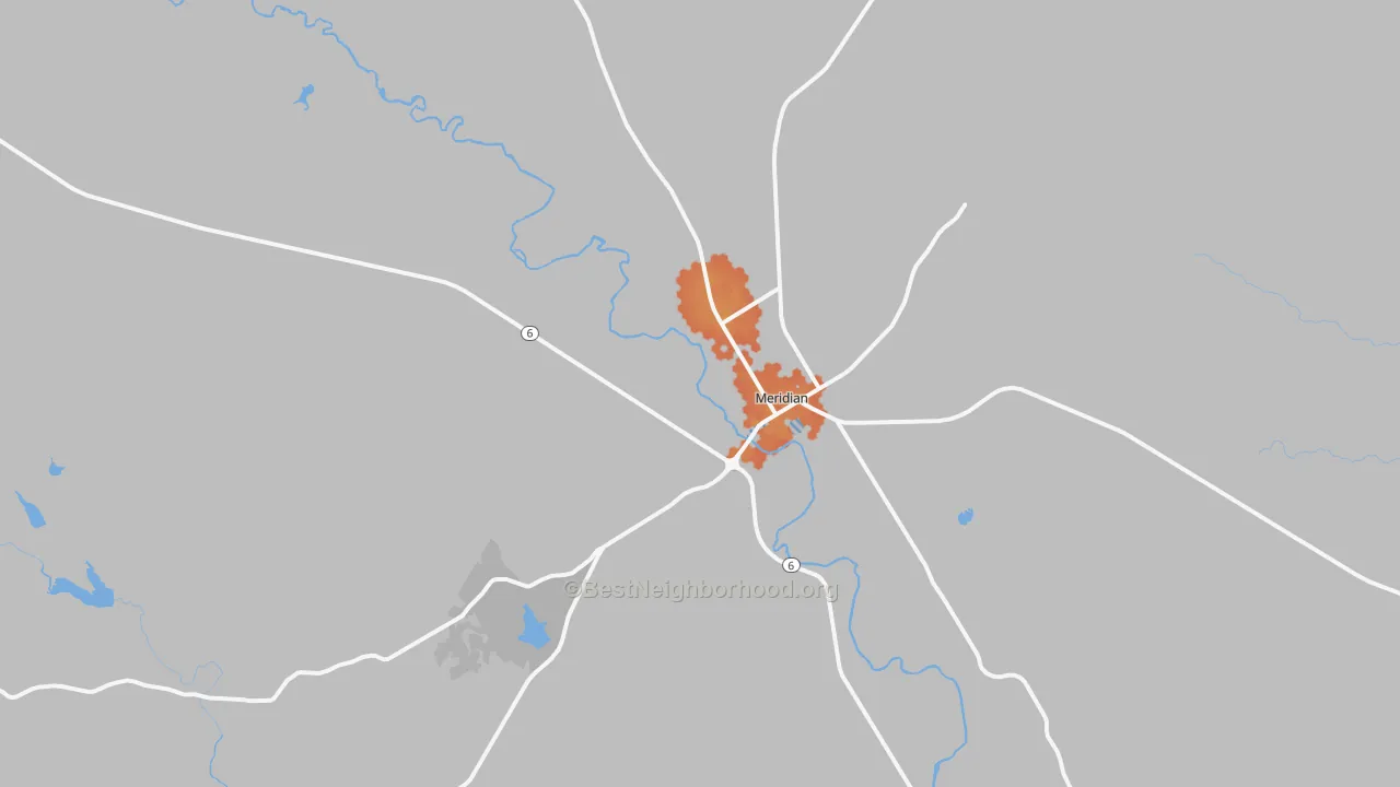 Bike Grade map of 76665, TX