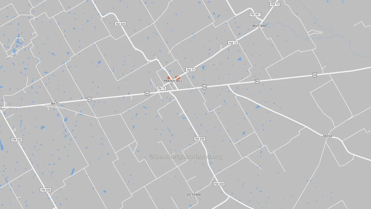 Bike Grade map of 76678, TX