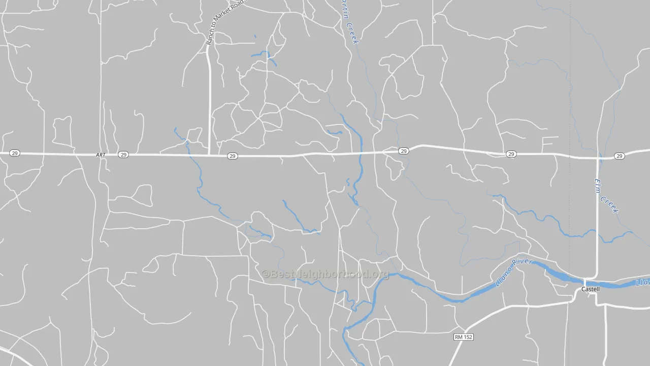 Bike Grade map of 76820, TX