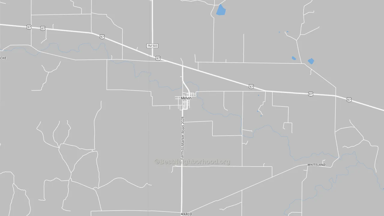 Bike Grade map of 76858, TX