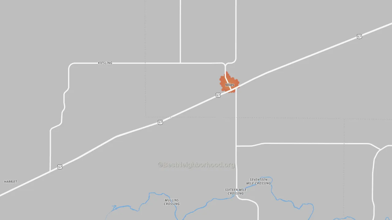 Bike Grade map of 76861, TX