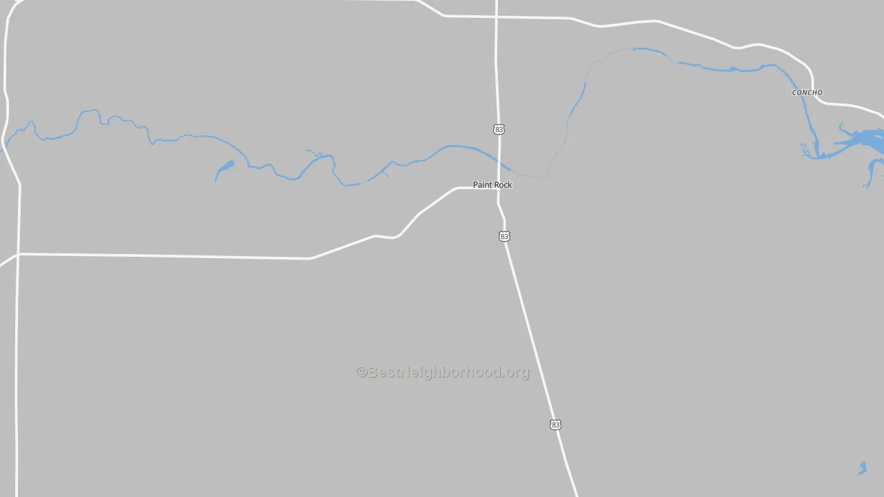 Bike Grade map of 76866, TX