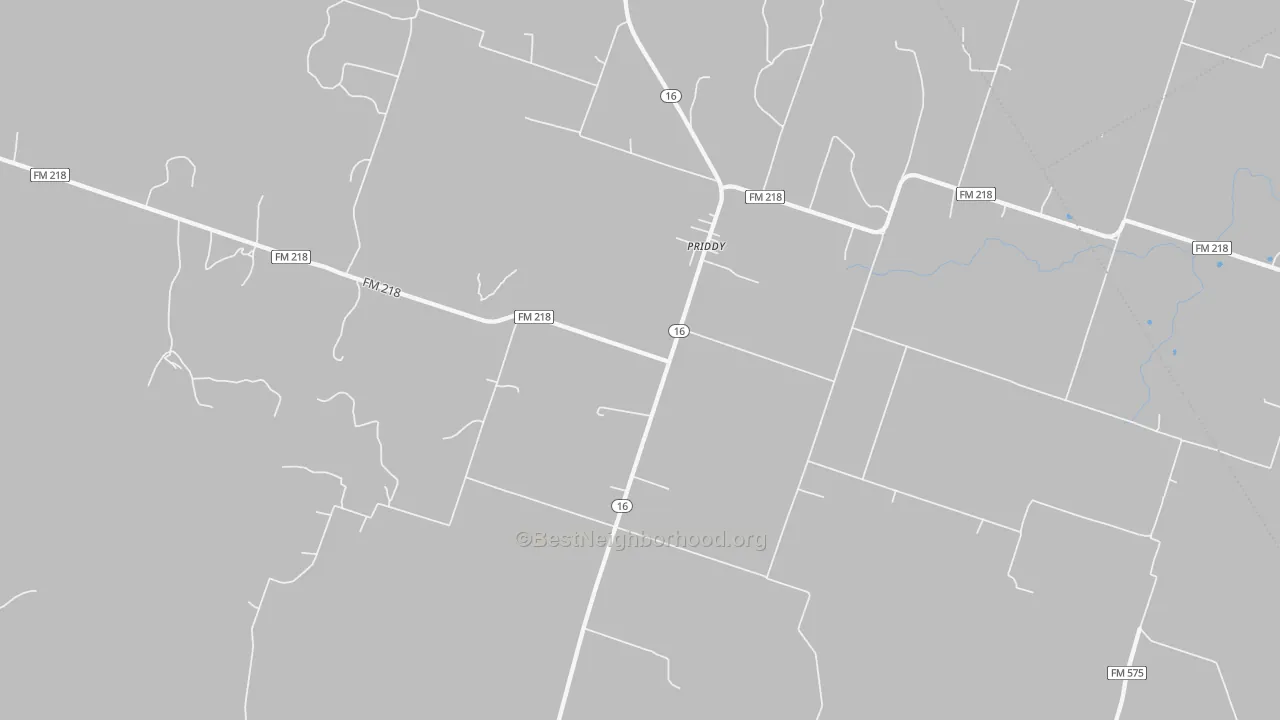 Bike Grade map of 76870, TX