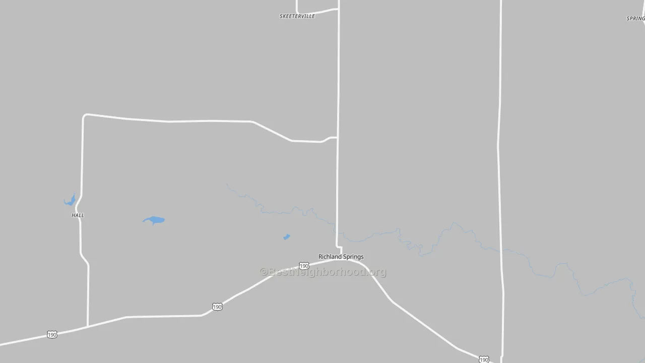 Bike Grade map of 76871, TX