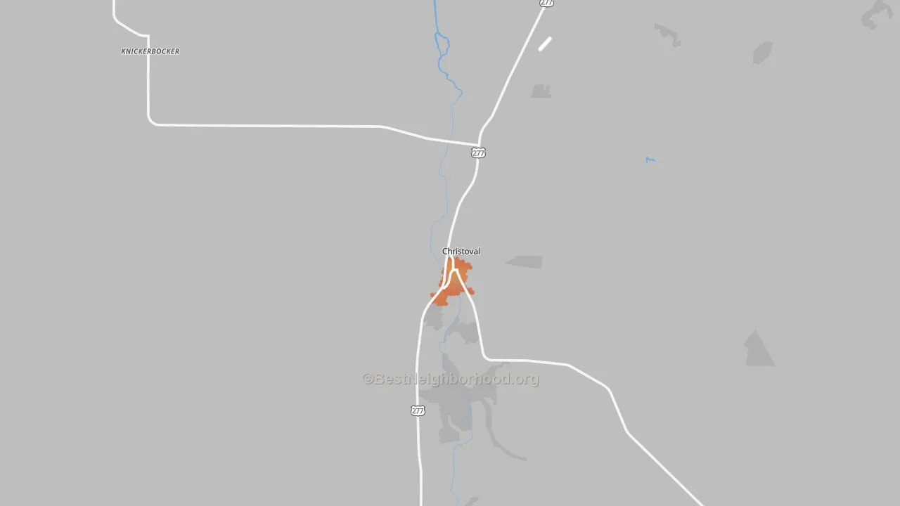 Bike Grade map of 76935, TX