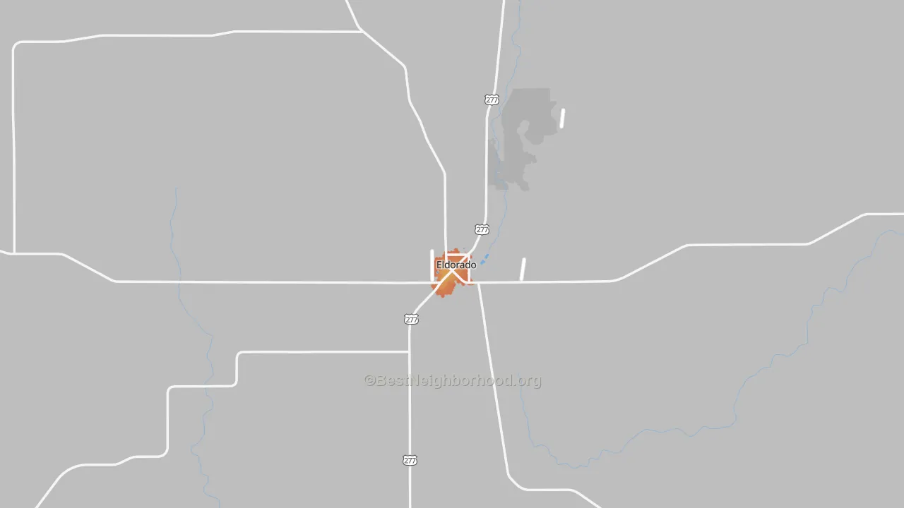 Bike Grade map of 76936, TX