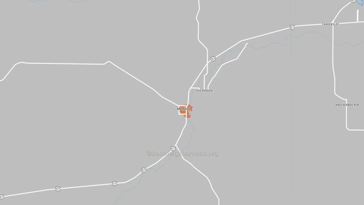 Bike Grade map of 76941, TX