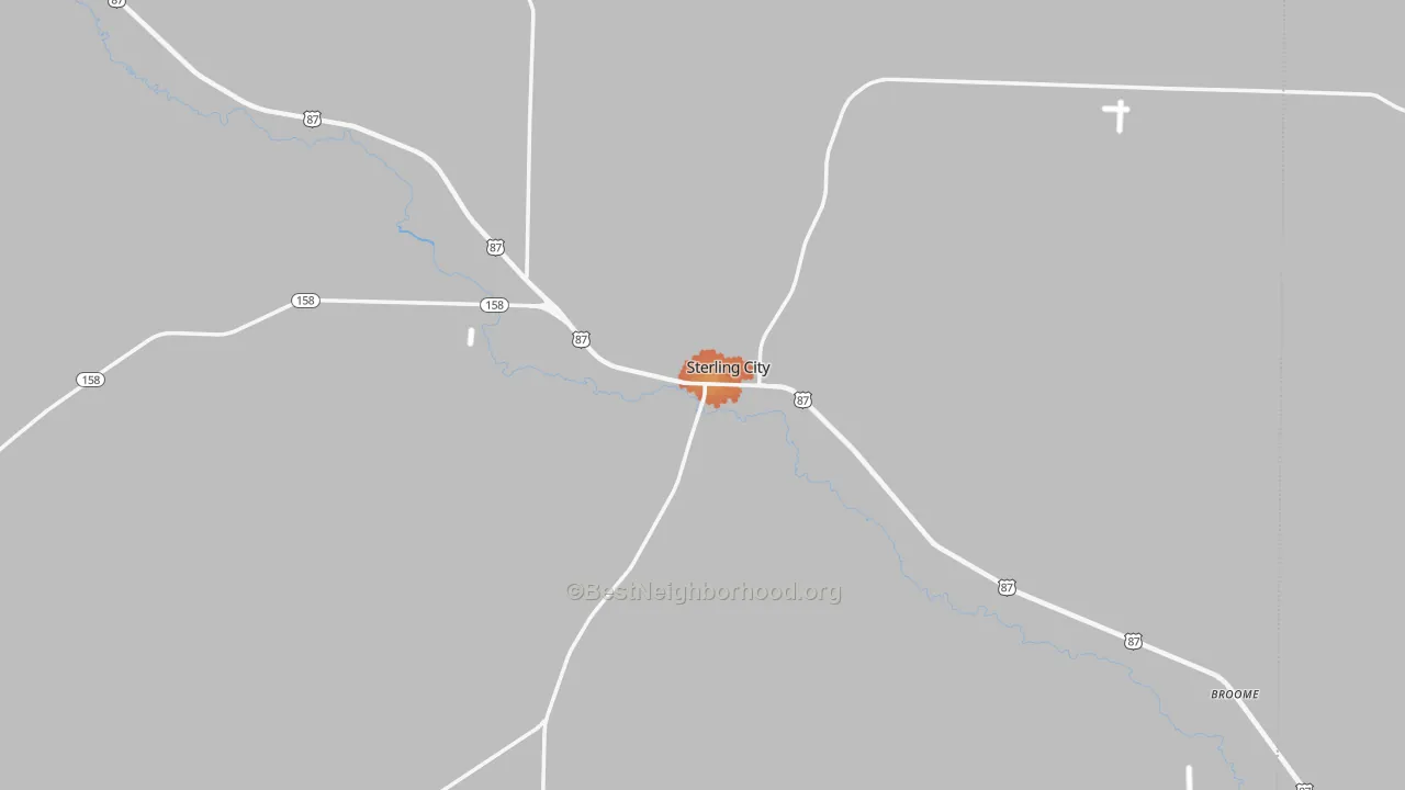 Bike Grade map of 76951, TX