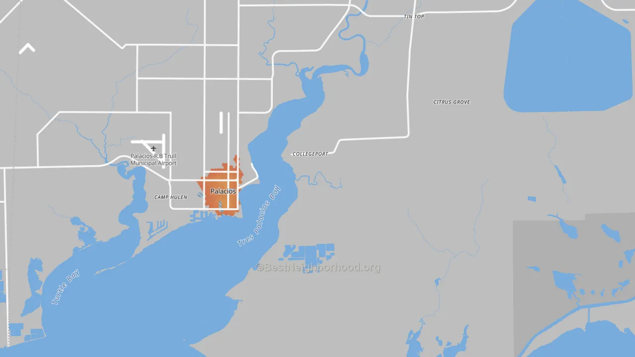 Bike Grade map of 77428, TX