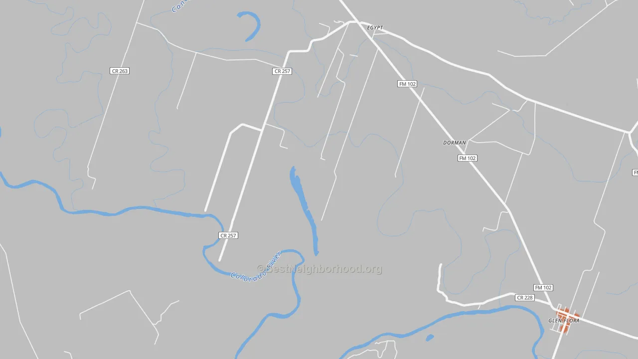 Bike Grade map of 77436, TX