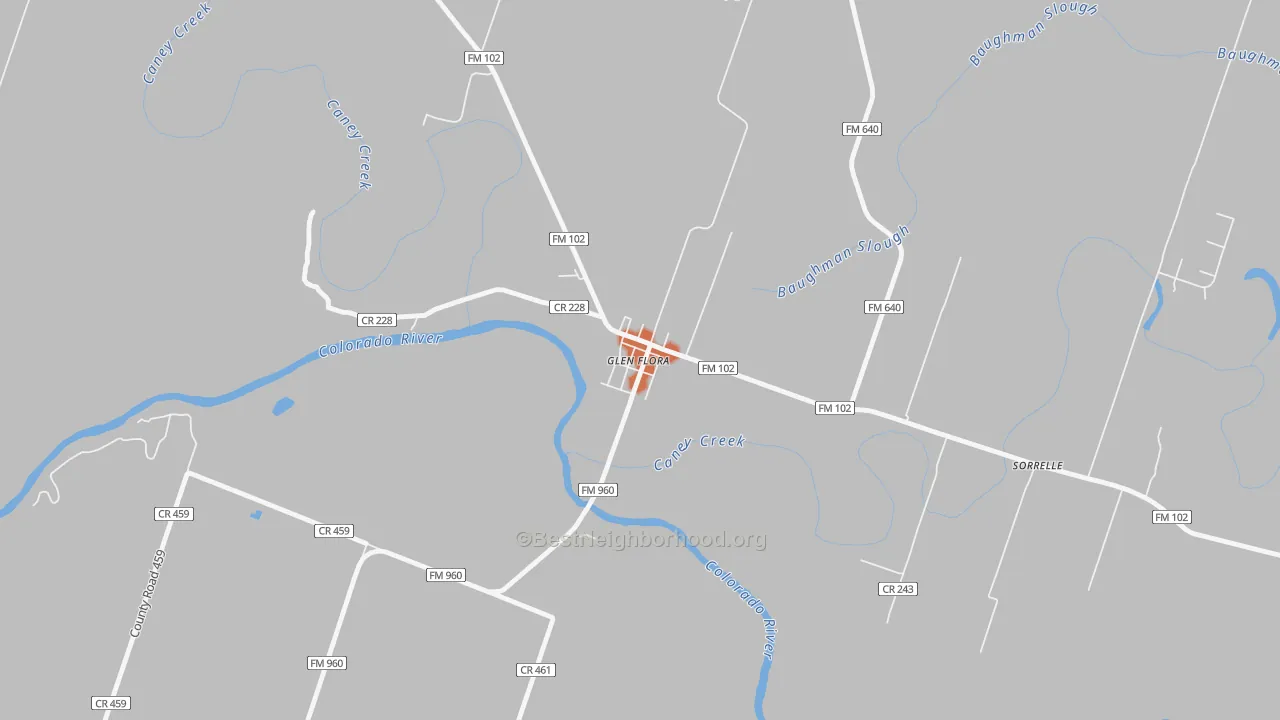 Bike Grade map of 77443, TX