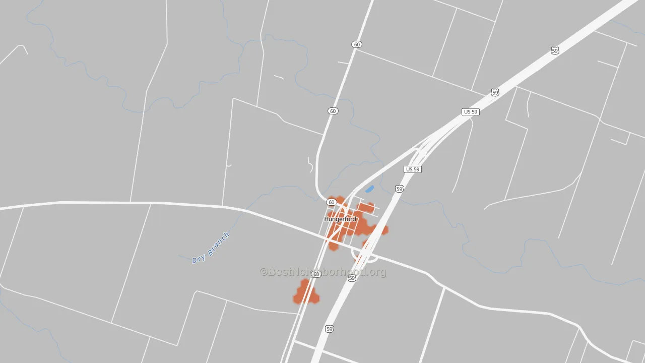 Bike Grade map of 77448, TX
