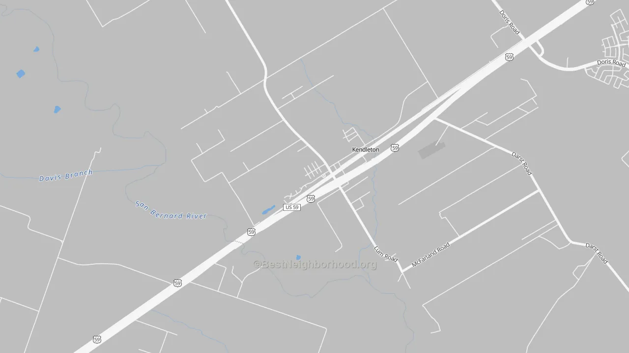 Bike Grade map of 77451, TX