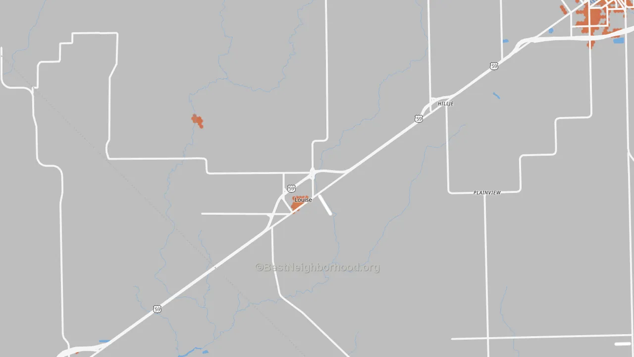 Bike Grade map of 77455, TX