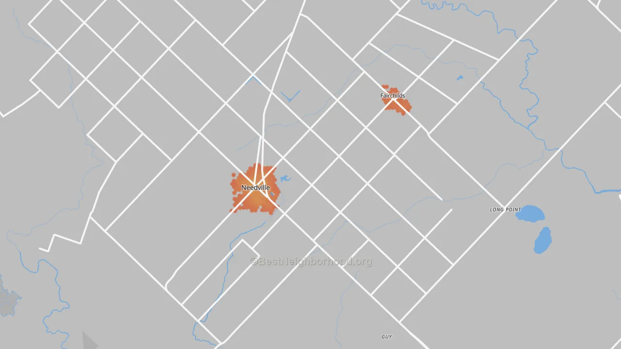 Bike Grade map of 77461, TX
