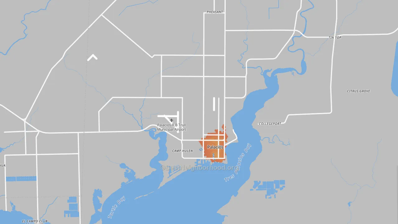 Bike Grade map of 77465, TX