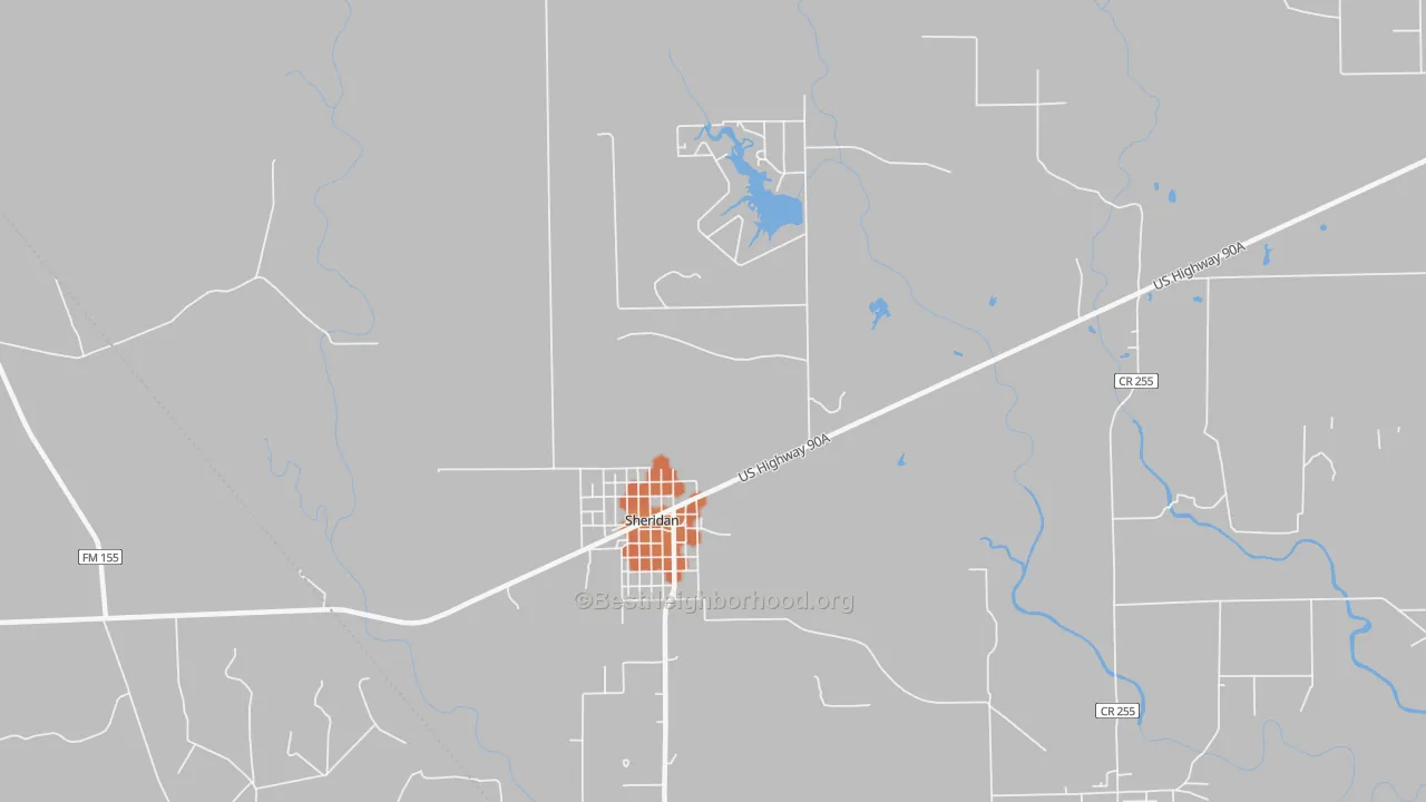 Bike Grade map of 77475, TX