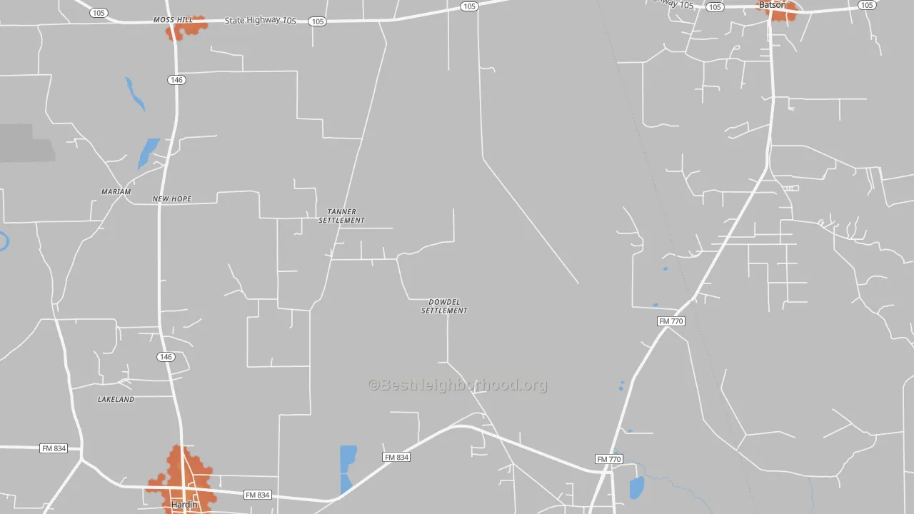 Bike Grade map of 77564, TX