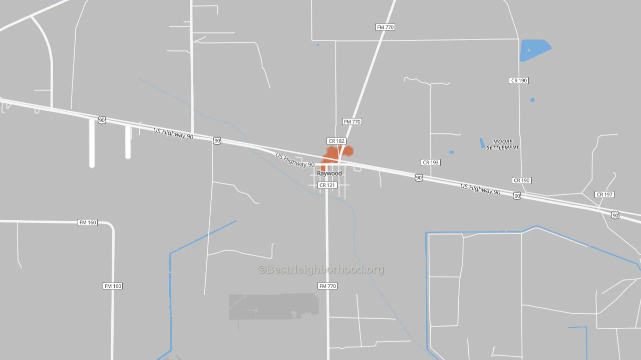 Bike Grade map of 77582, TX