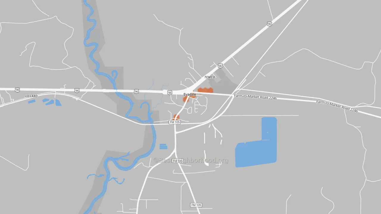 Bike Grade map of 77615, TX