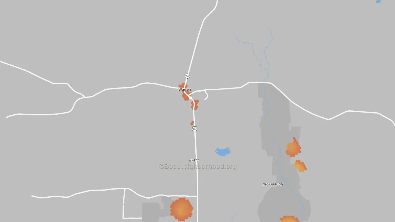 Bike Grade map of 77664, TX