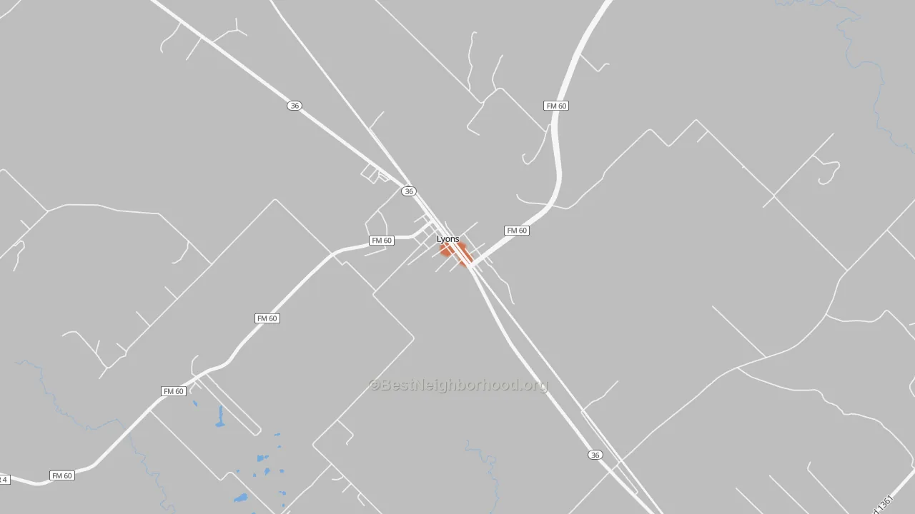 Bike Grade map of 77863, TX