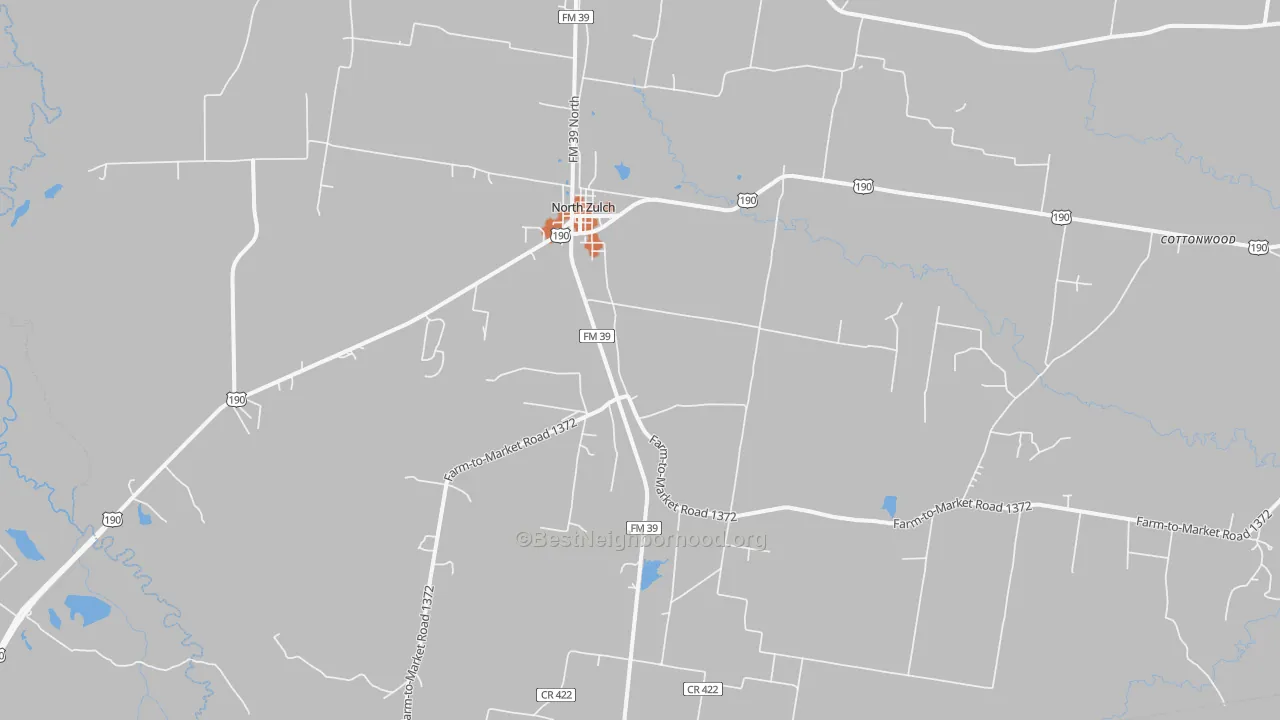 Bike Grade map of 77872, TX