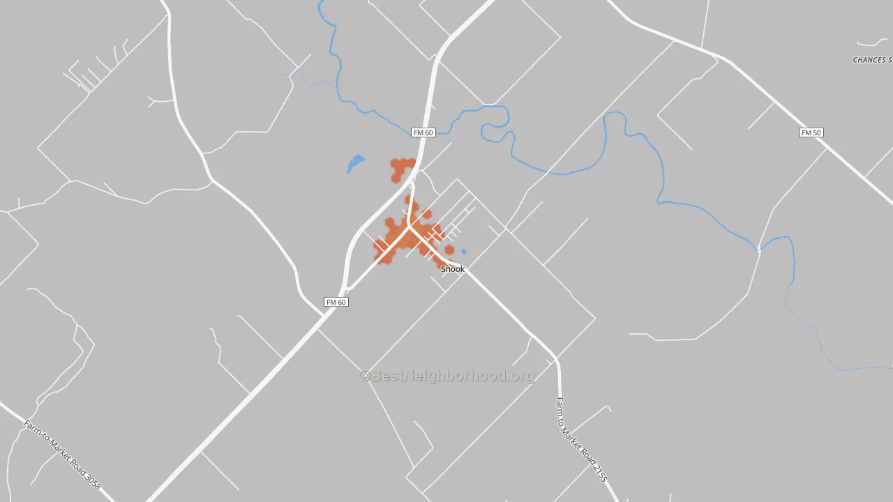 Bike Grade map of 77878, TX
