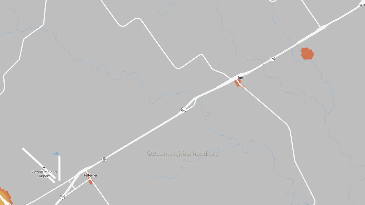 Bike Grade map of 77968, TX