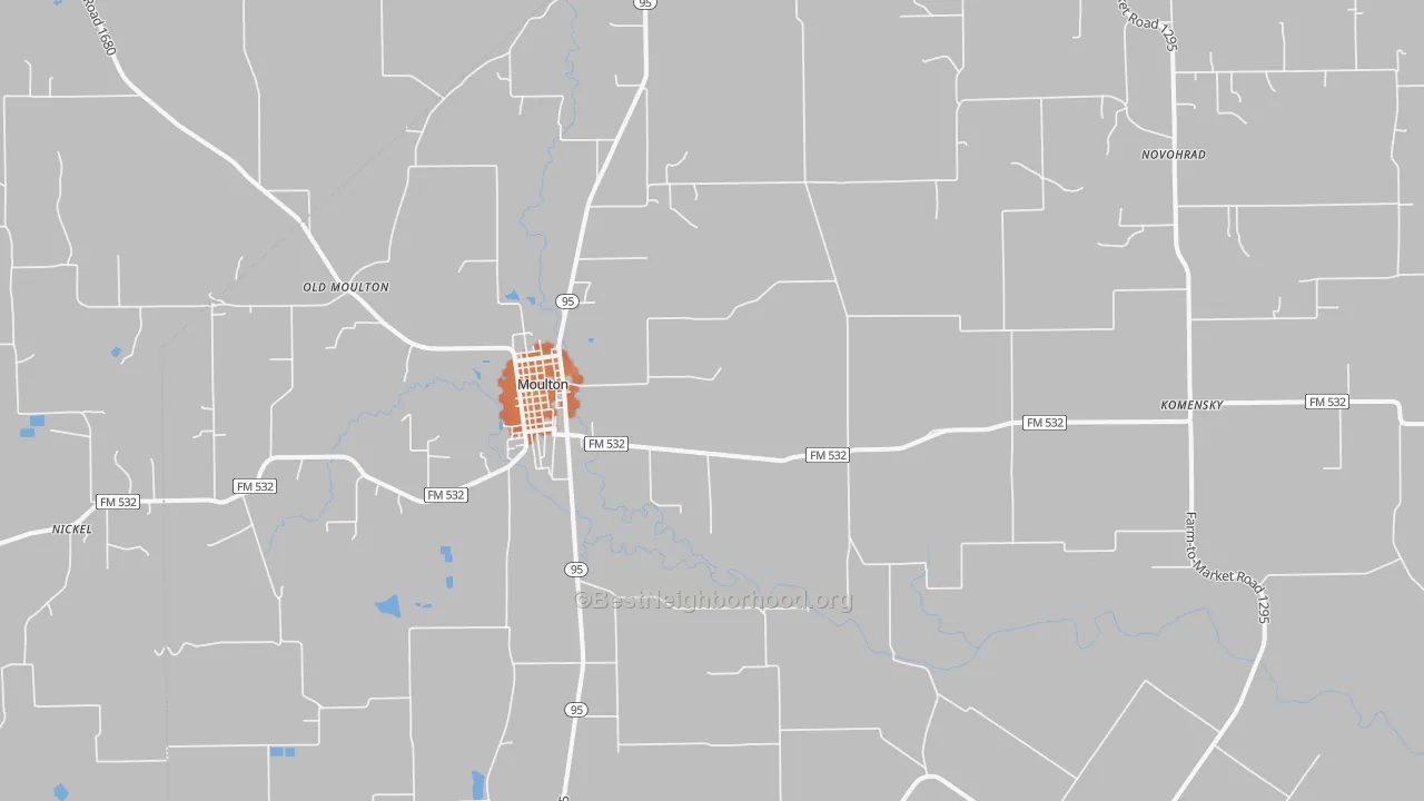Bike Grade map of 77975, TX