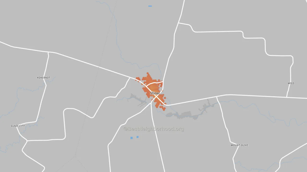 Bike Grade map of 77984, TX
