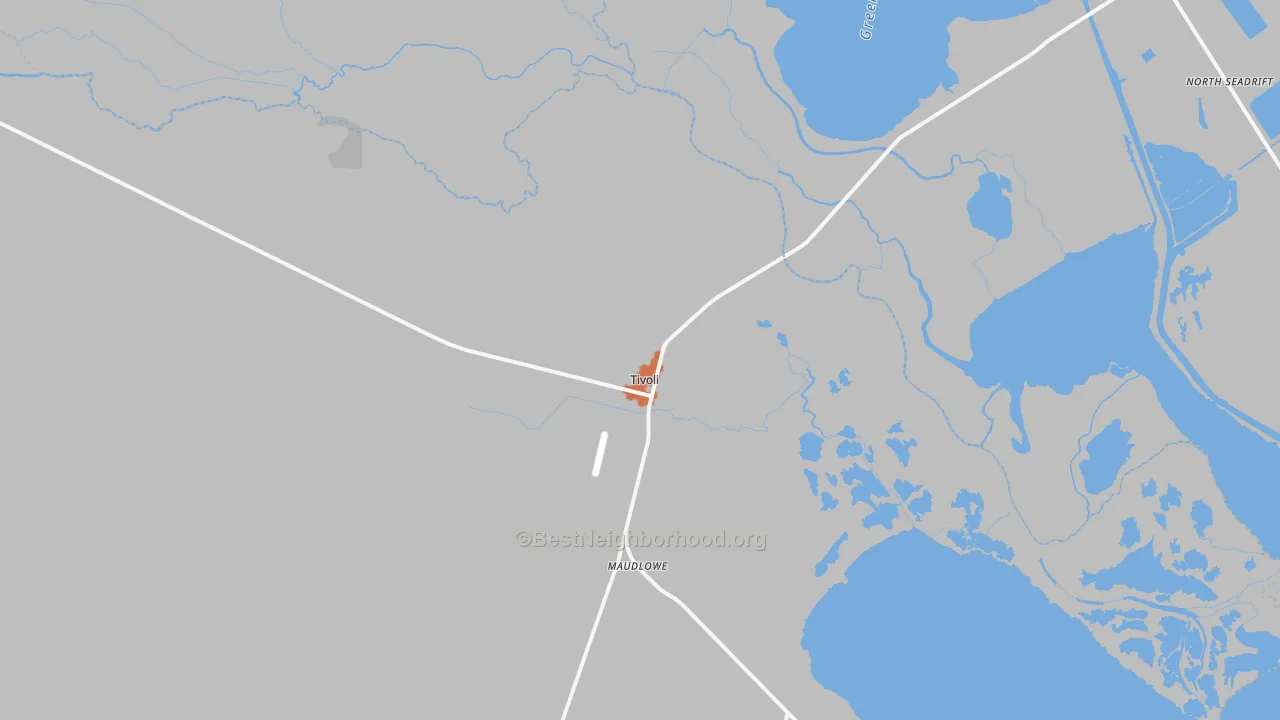 Bike Grade map of 77990, TX