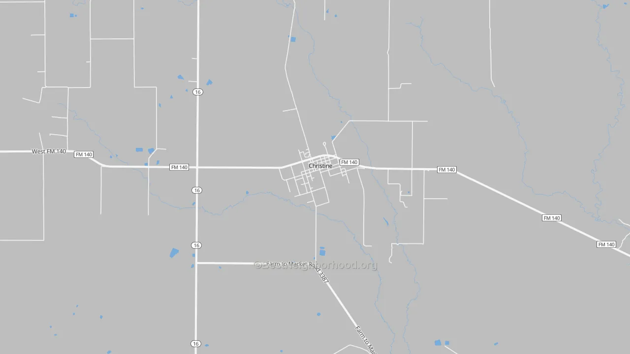 Bike Grade map of 78012, TX