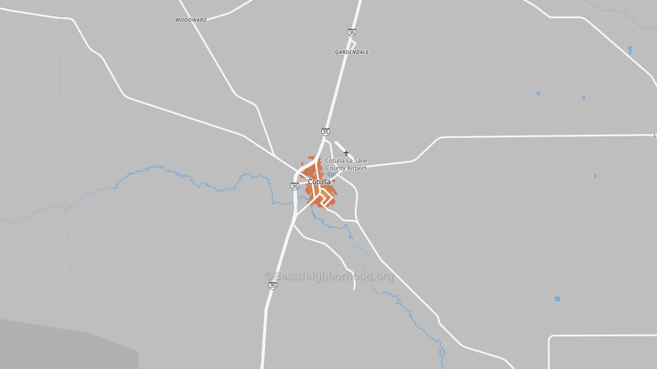 Bike Grade map of 78014, TX