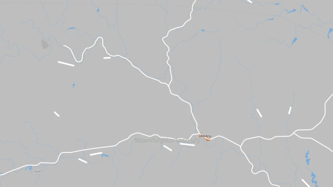 Bike Grade map of 78055, TX
