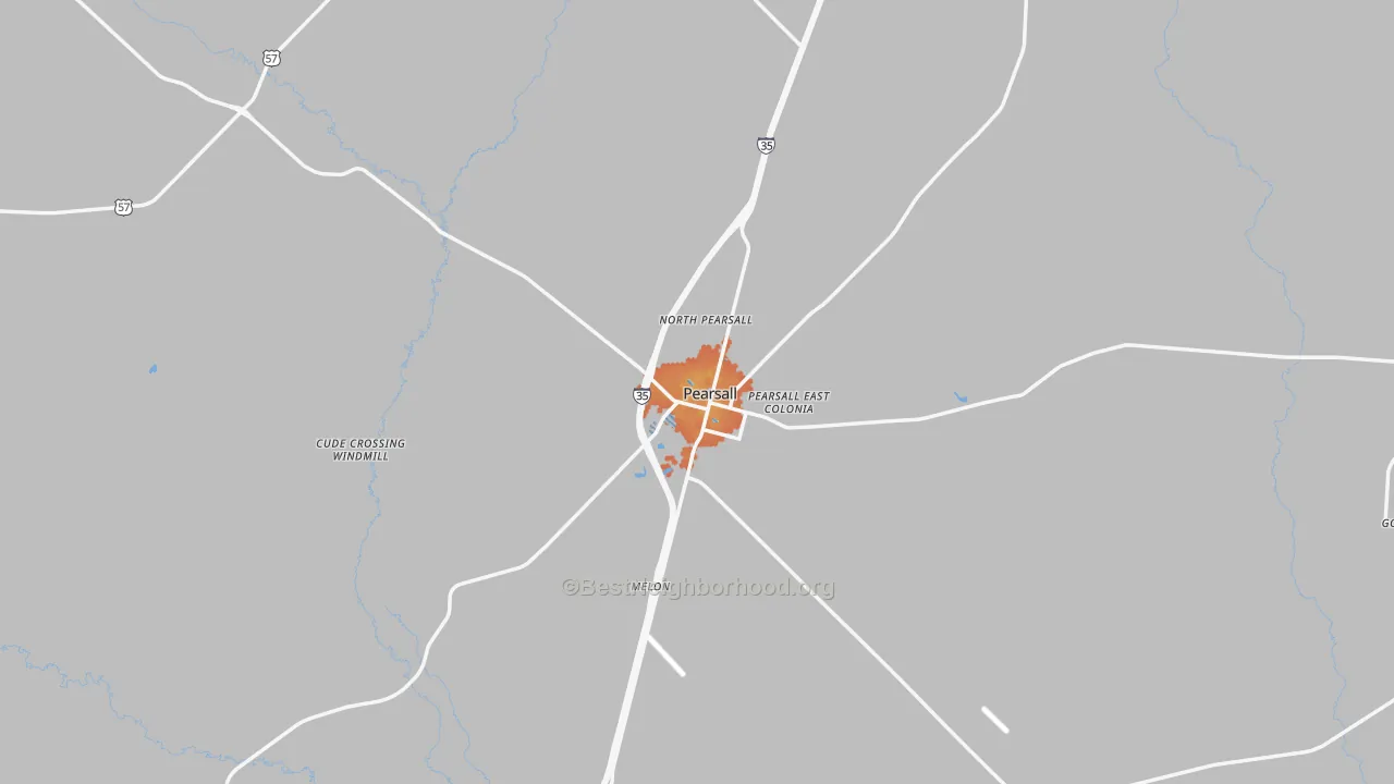 Bike Grade map of 78061, TX