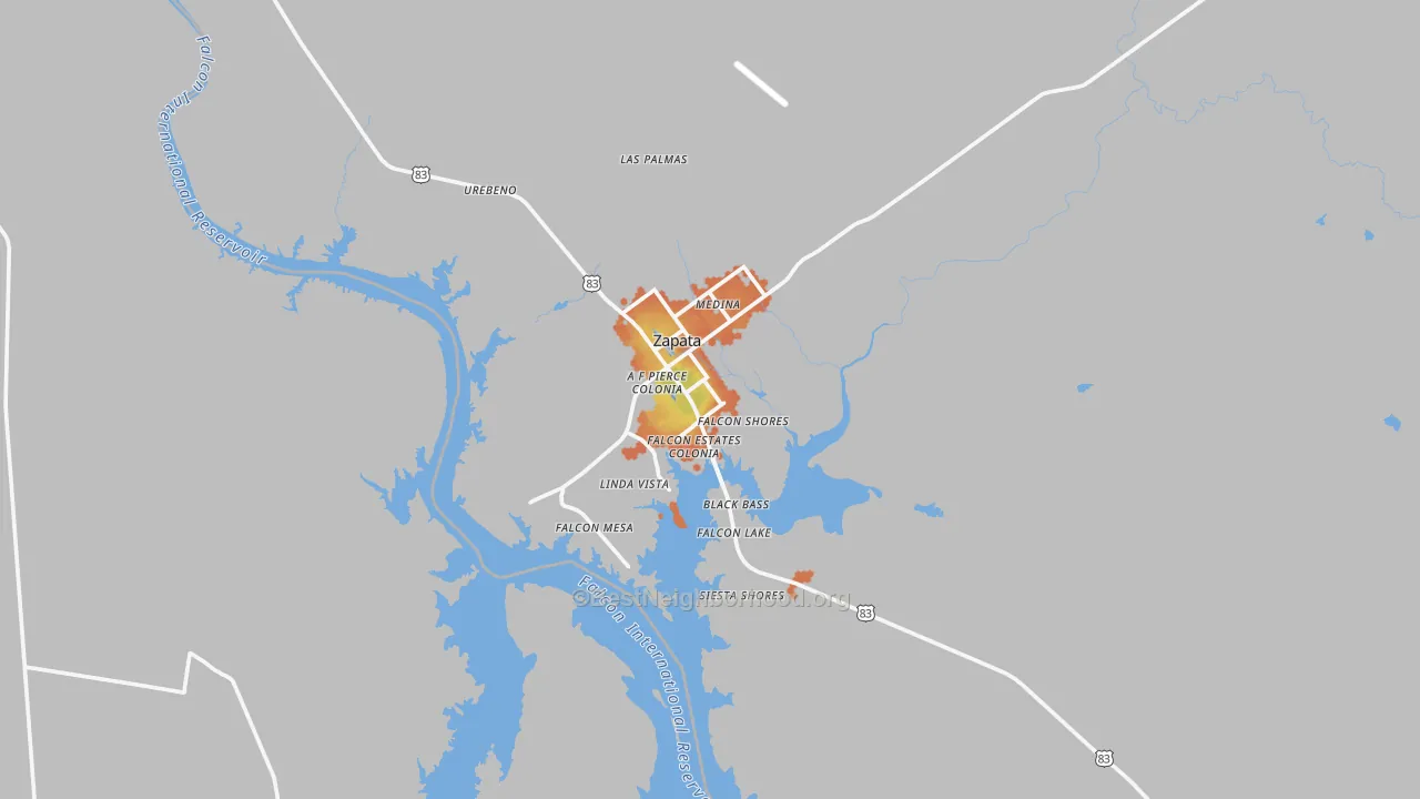 Bike Grade map of 78076, TX