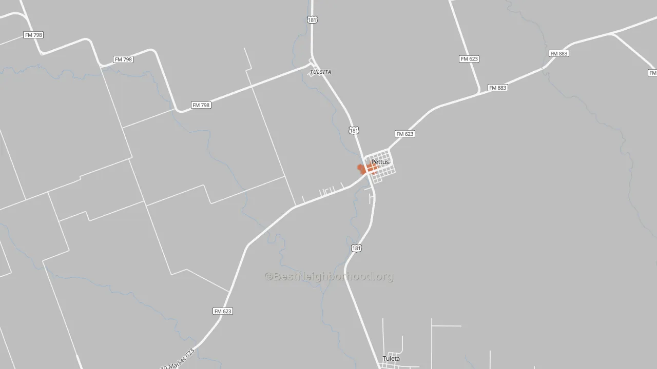 Bike Grade map of 78146, TX