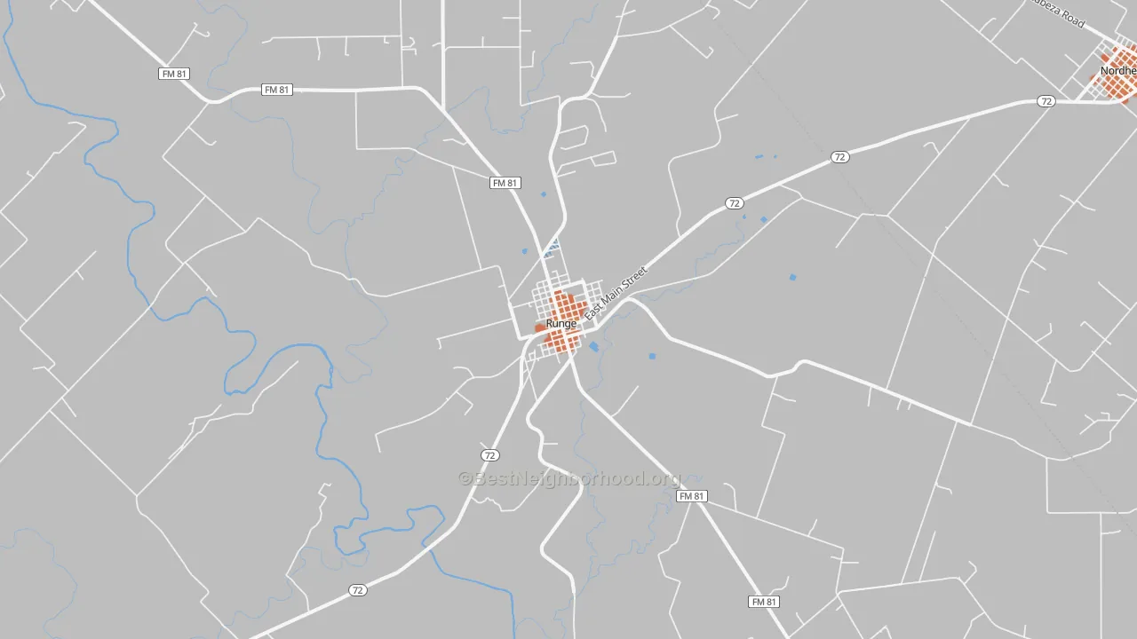 Bike Grade map of 78151, TX